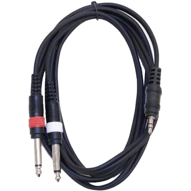 Seismic Audio SAiTSY6-1/8 Stereo 3.5 mm to Dual 1/4 TS Splitter Cable 6 Feet Seismic Audio SAiTSY6-1/8 Stereo 3.5 mm to Dual 1/4 TS Splitter Cable 6 Feet